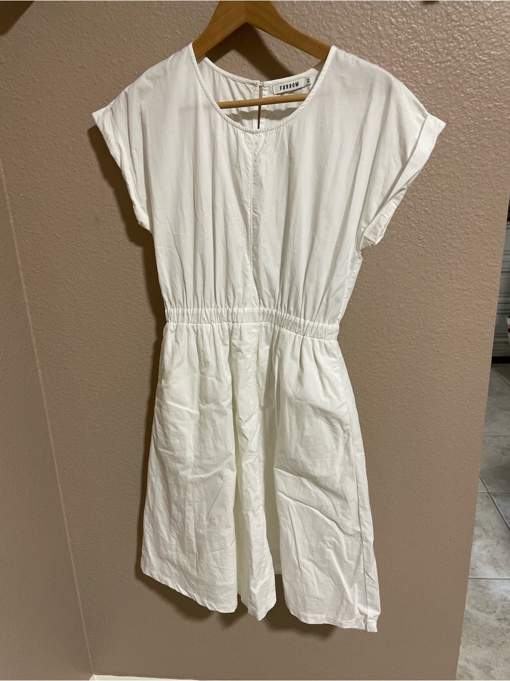 Farrow White Short-Sleeve Dress